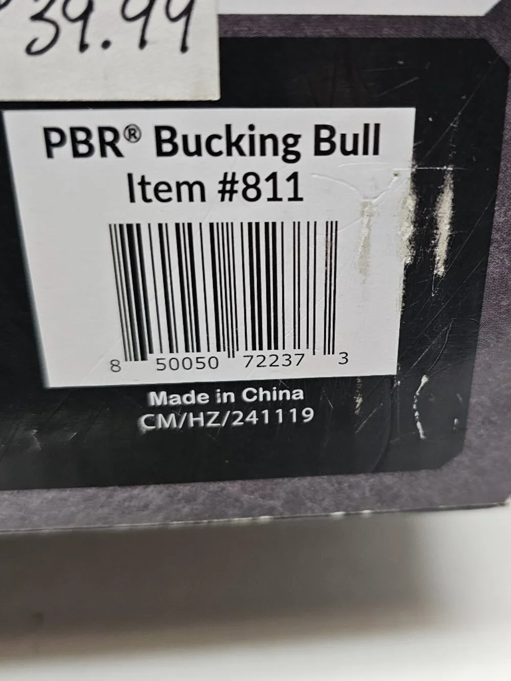New Country Toy PBR Bucking Bull & Rider Playset Battery Interactive #811